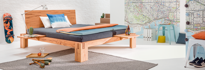 Dormiente Massivholzbett Nuevo