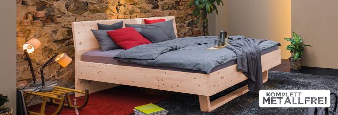 Dormiente Massivholzbett Pinar 1