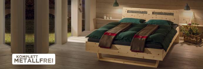 Dormiente Massivholzbett Pinar 2