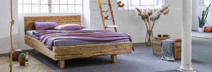 Dormiente Massivholzbett Veteris