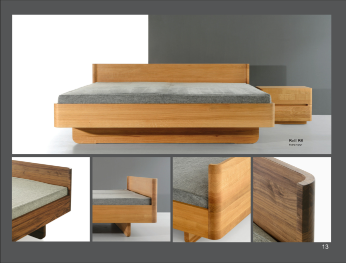 Massivholzbetten Zack Bett B6