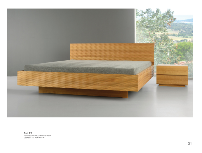 Massivholzbetten Zack Bett F2 1