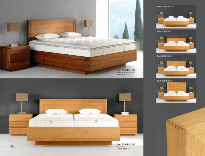 Massivholzbetten Zack Bett Somnio E