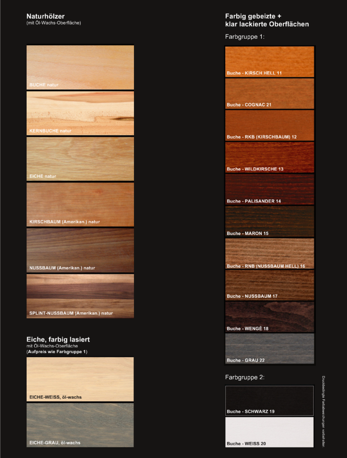 Massivholzbetten Zack Holzmuster