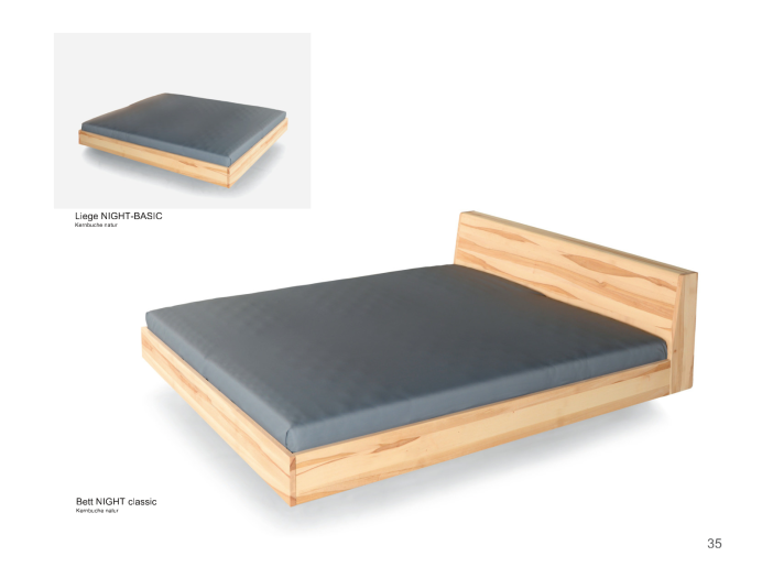 Massicholzbetten Zack Liege Night Basic