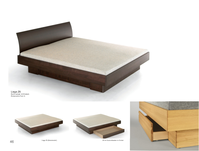 Massivholzbetten Zack Liege Z6