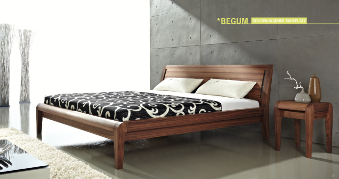 Zweigraum Massivholzbett Begum