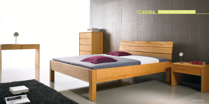 Zweigraum Massivholzbett Carmen