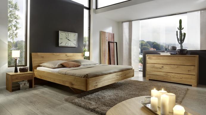 Massivholzbett mm collection Bett Saluto