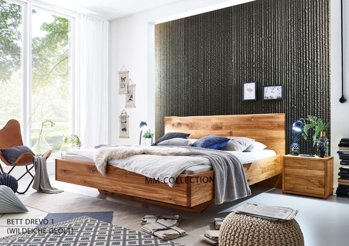 Massivholzbett mm collection Drevo 1